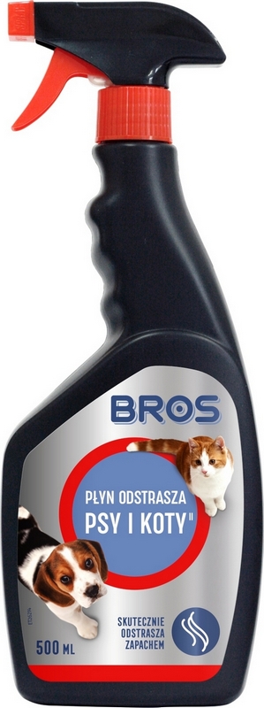 Bros tekutý odpudzovač psov a mačiek 500 ml